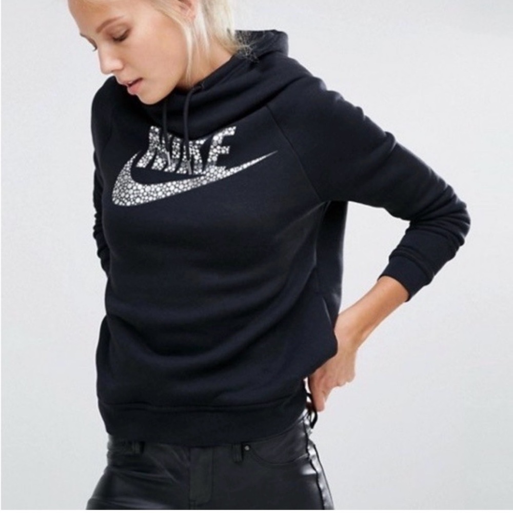 ✨Nike Sportswear Rally Funnel-Neck Hoodie Size S